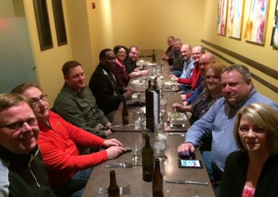 NSTA Spring Conference 2014: Friday eve meal